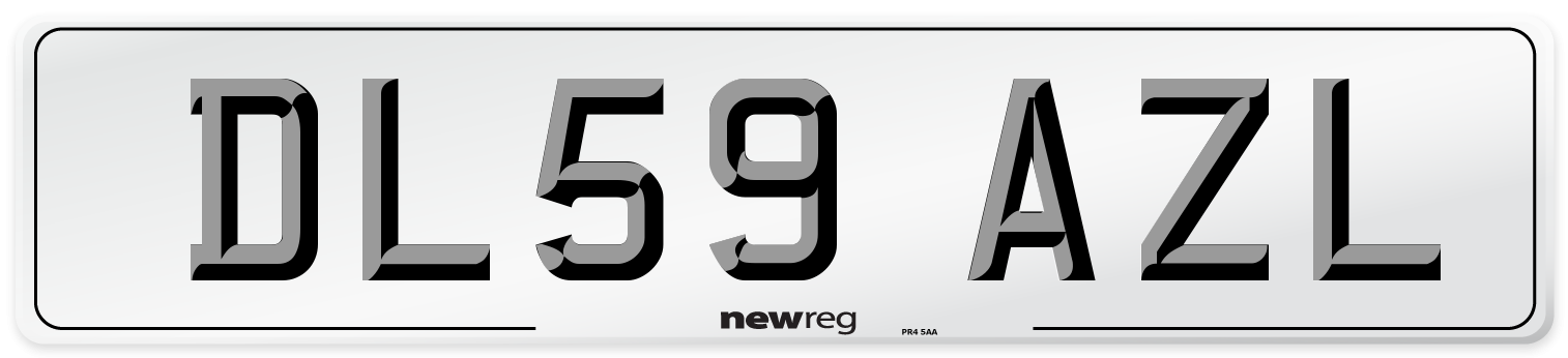 DL59 AZL Number Plate from New Reg